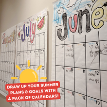 Load image into Gallery viewer, Summer Calendar Pack (Digital File)
