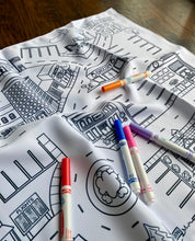Load image into Gallery viewer, *NEW* Washable Color &amp; Play Mats - double sided with marker pocket
