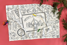 Load image into Gallery viewer, *NEW* Washable Color &amp; Play Mats - double sided with marker pocket
