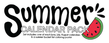 Load image into Gallery viewer, Summer Calendar Pack
