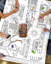 Load image into Gallery viewer, My Town - Coloring Poster
