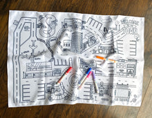 Load image into Gallery viewer, Washable Color &amp; Play Mats - Single Sided Version
