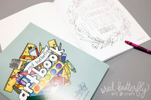 Load image into Gallery viewer, Coloring Book - RedButterfly Artbook

