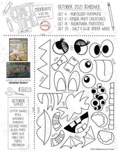 Load image into Gallery viewer, Kids Craft Club - Free October Printable
