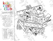 Load image into Gallery viewer, Kids Craft Club - Free January Printable

