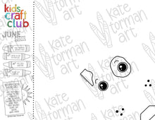 Load image into Gallery viewer, Kids Craft Club - Free June Printable

