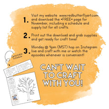 Load image into Gallery viewer, Kids Craft Club - Free November Printable
